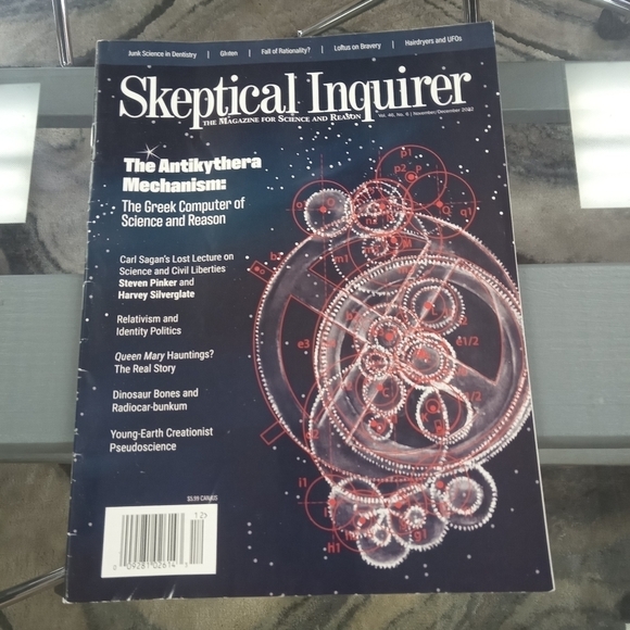 Skeptical Inquirer Magazine Nov/Dec 2022 Antikythera Mechanism Carl Sagan - Picture 1 of 1